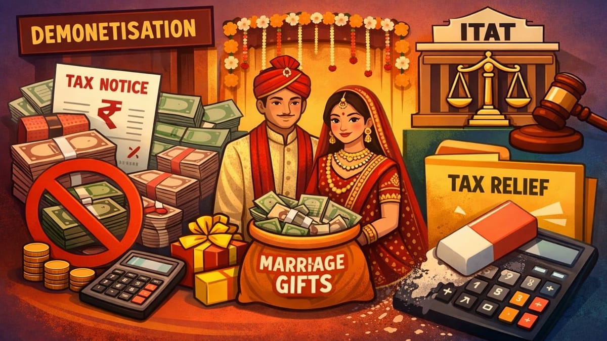 Big Demonetisation Relief: ITAT Delhi Deletes Cash Addition on Marriage Gift Explanation