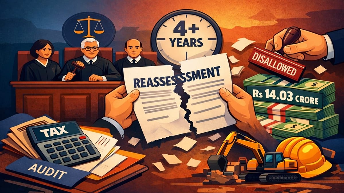 ITAT Quashes Reassessment Beyond Four Years; Deletes Rs 14.03 Crore Sub-Contract Expense Disallowance 