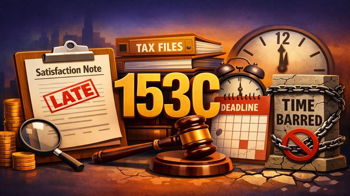 ITAT: Section 153C Assessments Time-Barred When Satisfaction Note Recorded Late