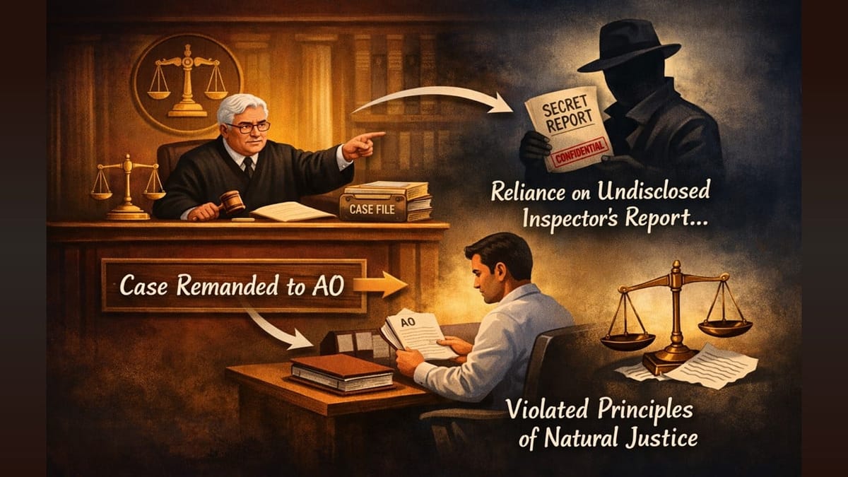 ITAT Sets Aside Rs. 73.50 Lakh Share Capital Addition Over Violation of Natural Justice