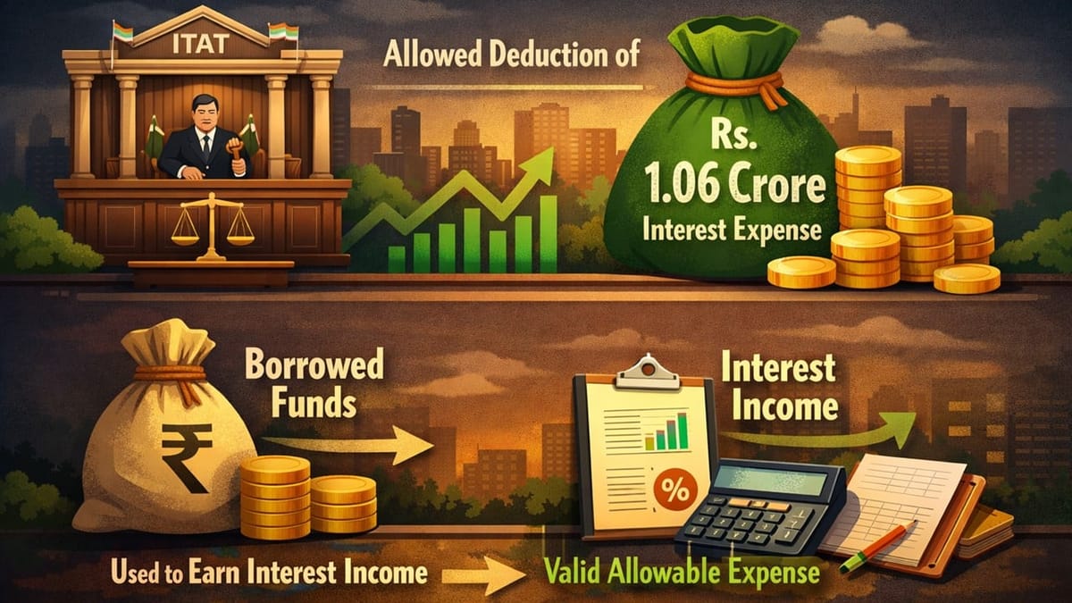 ITAT Upholds Section 57(iii) Deduction for Interest Paid on Borrowed Funds; Favours Assessee