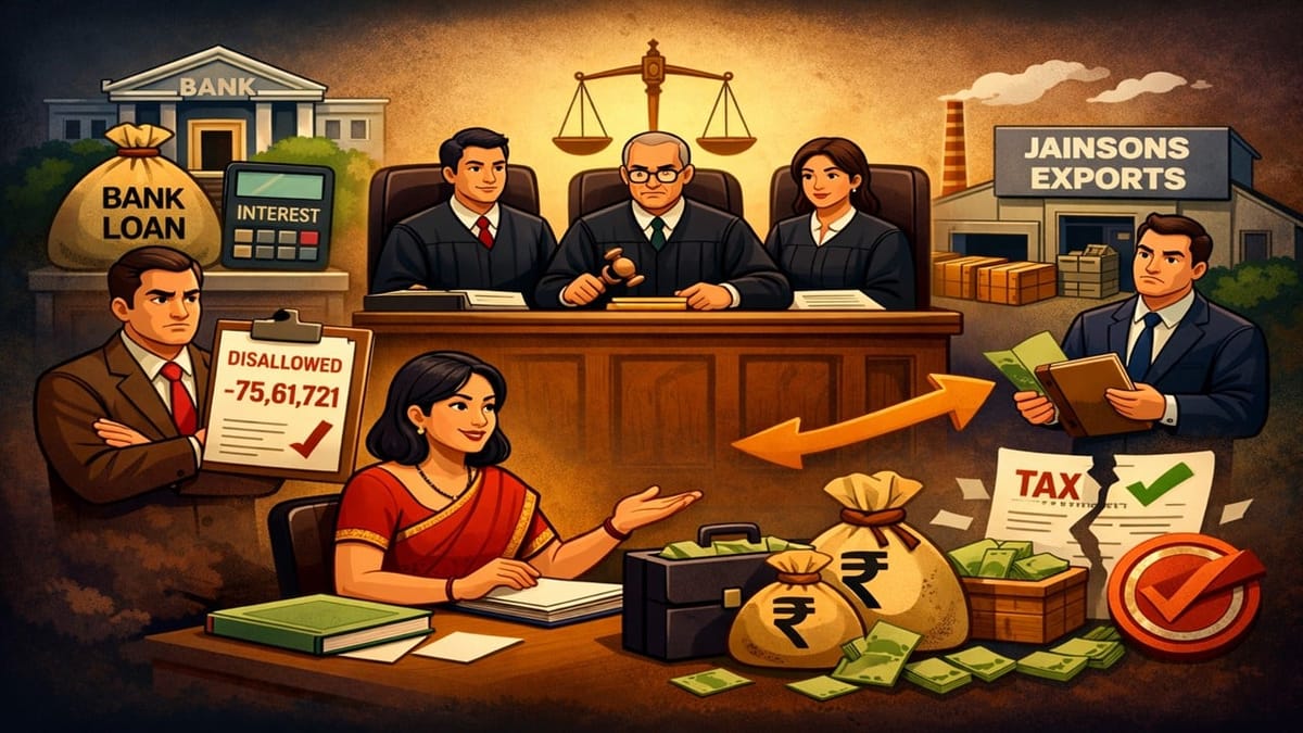 ITAT Deletes Rs 75.61 Lakh Interest Disallowance for Interest-Free Business Advances