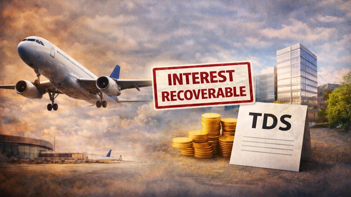 Delhi HC: Only Interest Recoverable from Airlines in TDS Cases Where Agents Paid Tax