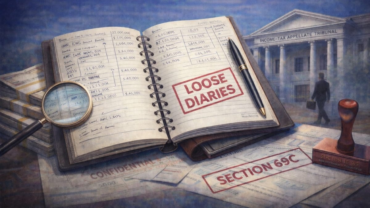 ITAT Ahmedabad Confirms Section 69C Additions Based on Seized Diaries