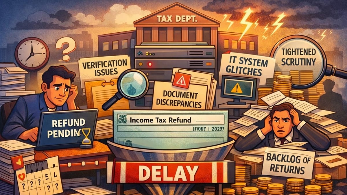 Still Awaiting Your Income Tax Refund? Here’s Why AY 2026-27 Refunds Are Stuck