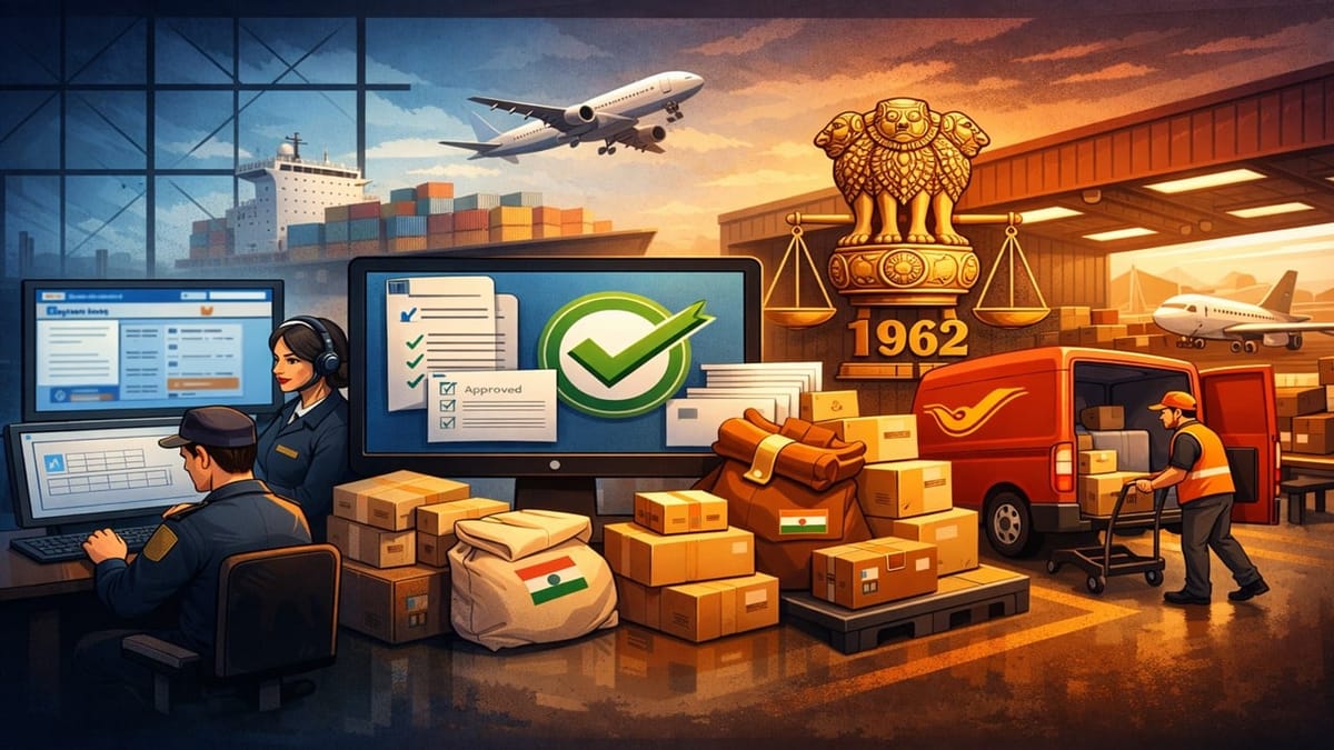 Ministry of Finance Amends Customs Notification on Electronic Processing of Exports by Post