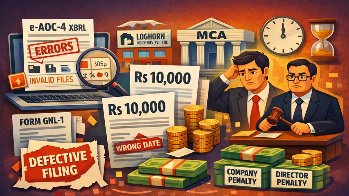 ROC Slaps Penalty on Company for Incorrect Filing of Statutory E-Form