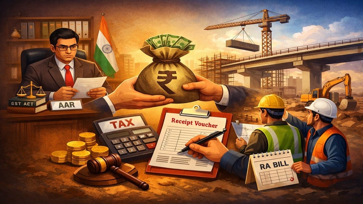 AAR Affirms GST Liability on Advance Payments Received for Construction Services