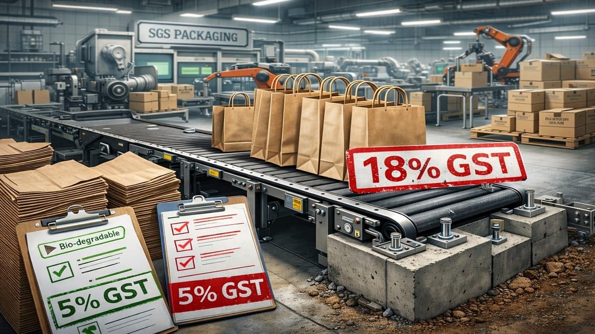 AAR Clarifies 18% GST Rate for Non-Biodegradable Paper Bags