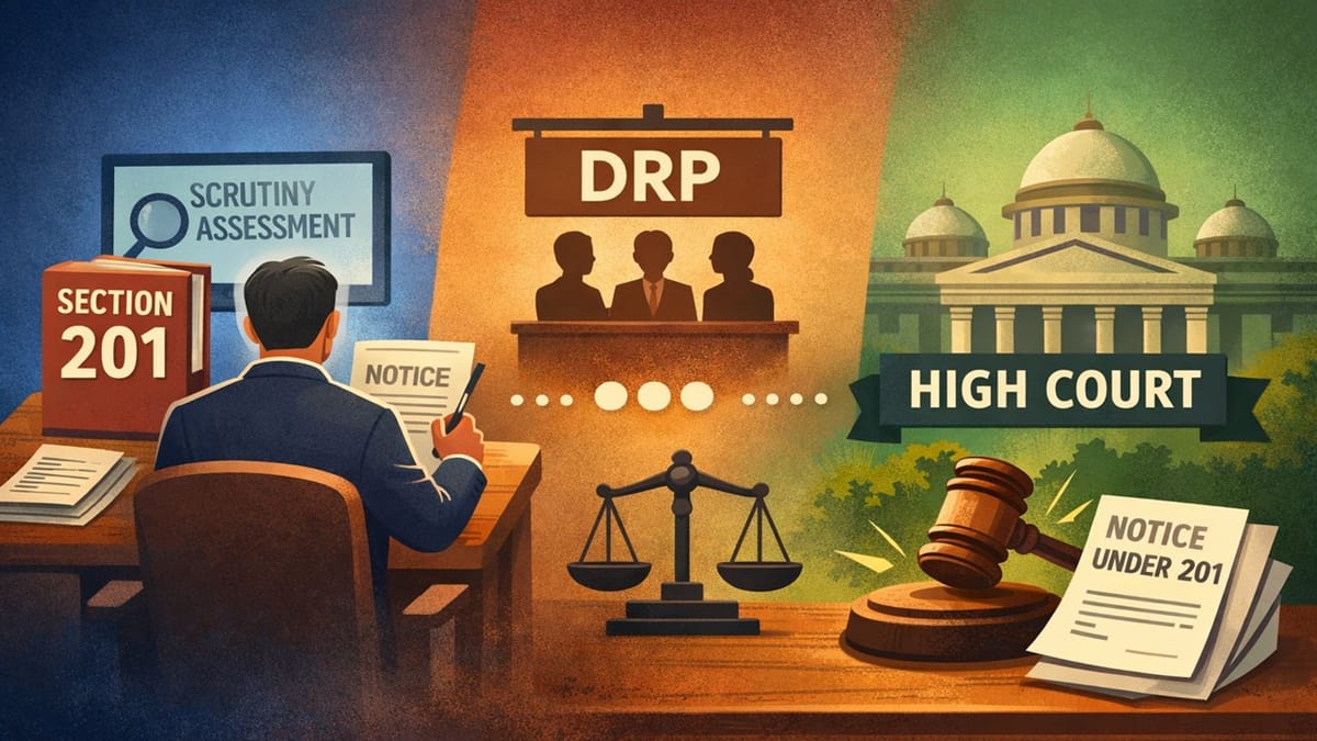 AO Can Invoke Section 201 Even After Scrutiny Assessment; DRP Silence Not a Bar: HC