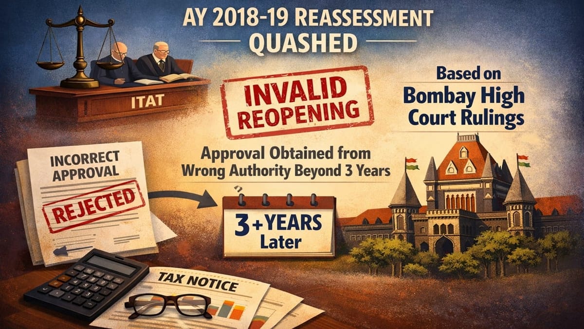 Reassessment Beyond Three Years Invalid Without Proper Approval: ITAT Mumbai