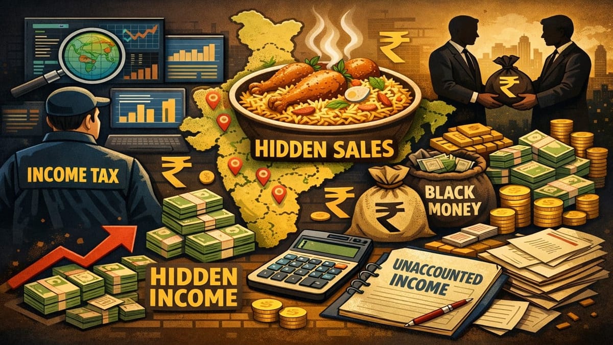 Biryani Billing Scam: I-T Dept Detects Rs 70,000 Crore Hidden Sales Across India