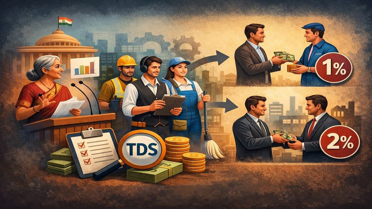 Budget 2026: Manpower Supply Now Treated as ‘Contractual Work’ for TDS Purposes