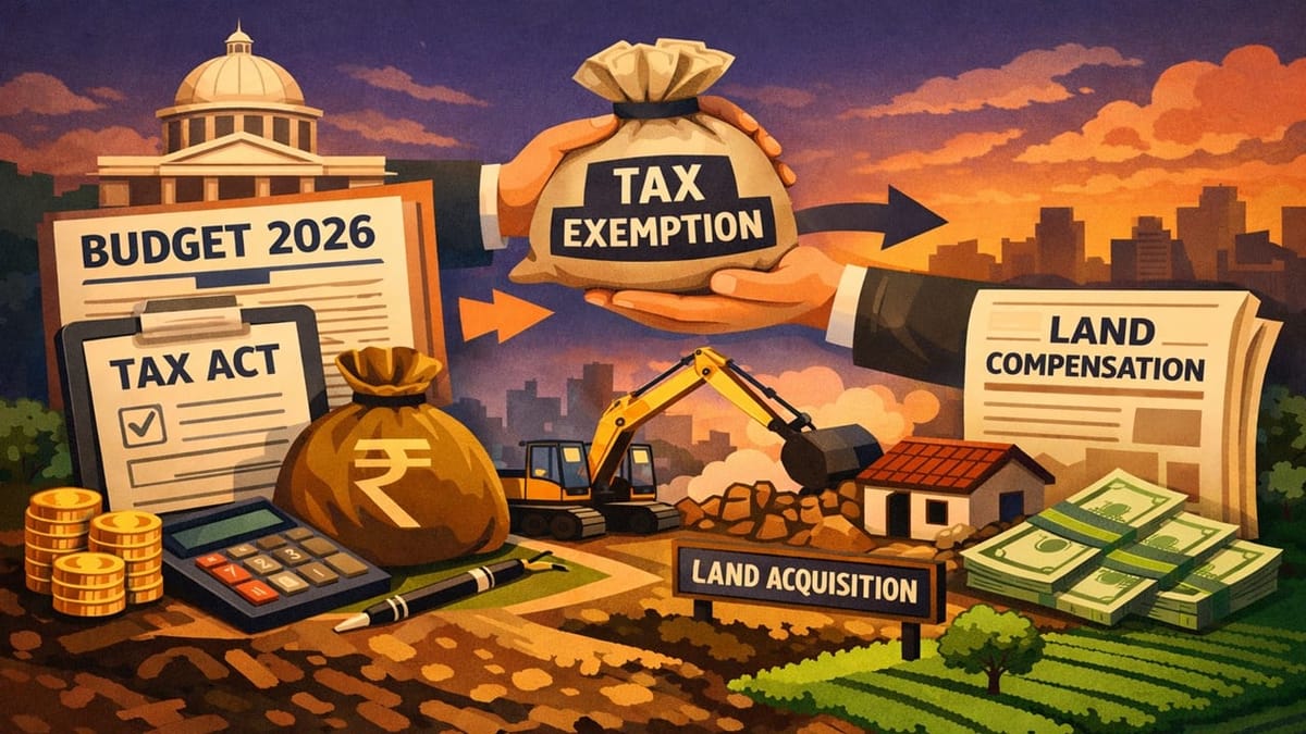 Budget 2026 Proposes to Amend Income Tax Act to Provide Exemption on Income from Compulsory Acquisition of Land 