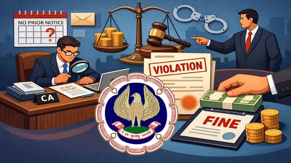 CA held guilty of Misconduct for Undertaking Tax Audit Without Prior Communication