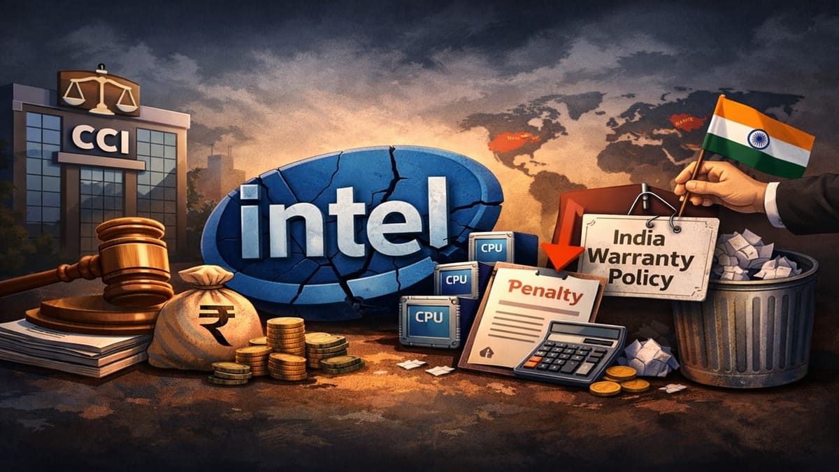 CCI Orders Intel to Pay Rs 27.38 Crore for Violating Competition Act