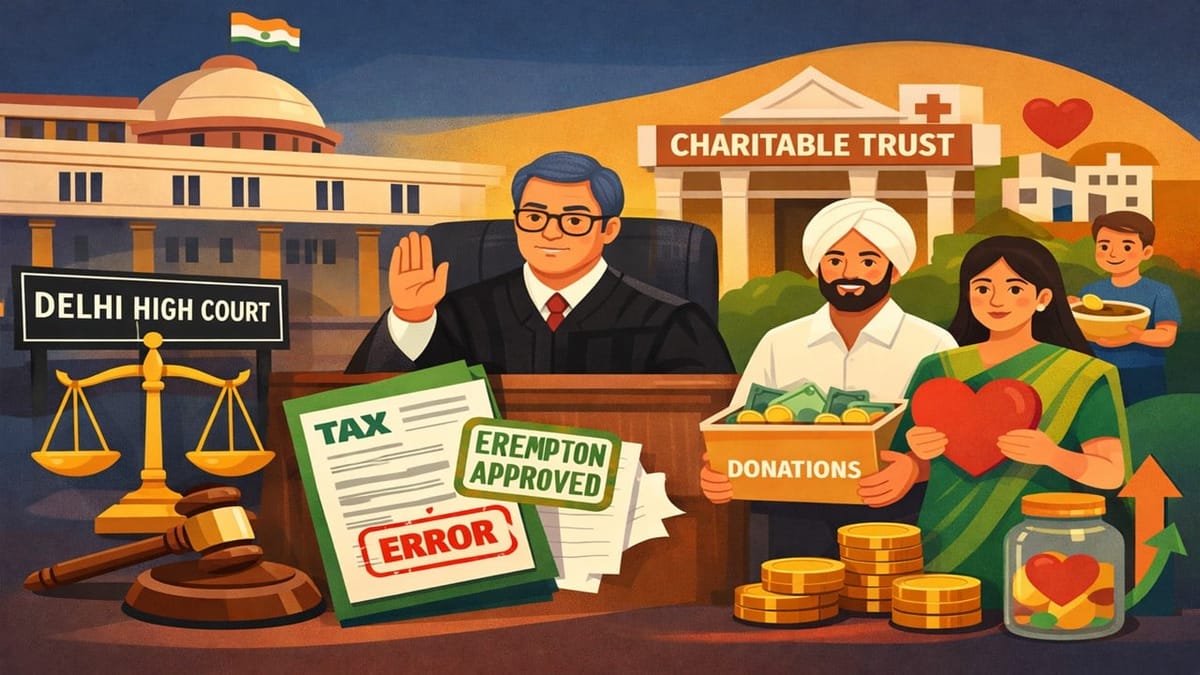 Delhi High Court Allows Exemption to Charitable Trust Despite Technical Error in Return