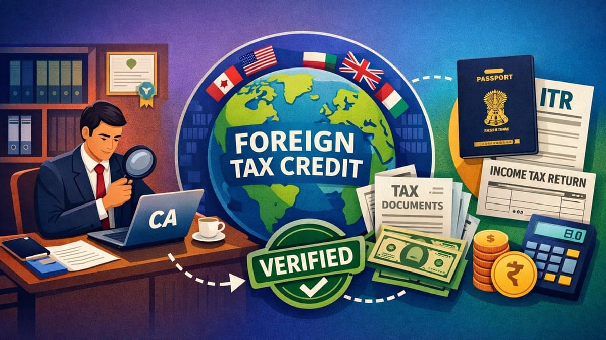 Draft IT Rules, 2026: CA Verification Required for Foreign Tax Credit