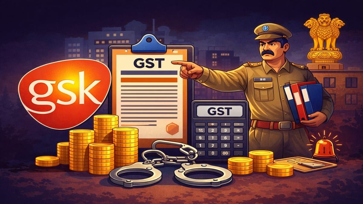 GSK Pharma Receives Rs. 3.79 Crore GST Demand Notice from MP Authorities