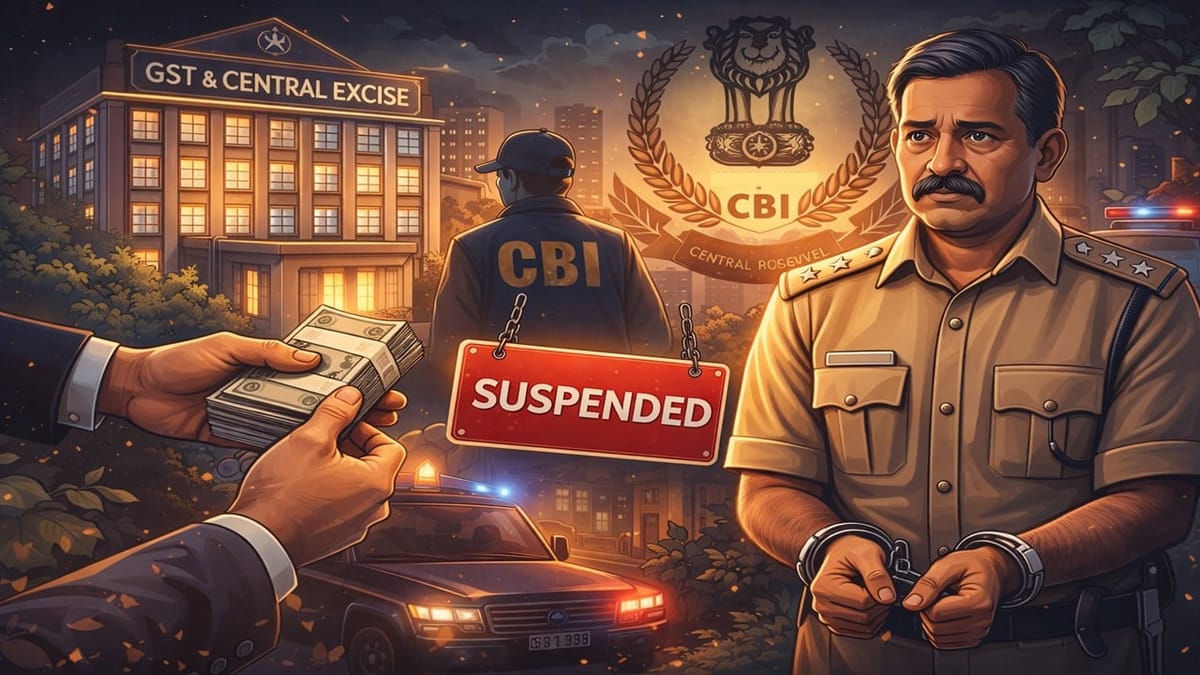 GST Commissioner Suspended Over Bribery Allegations