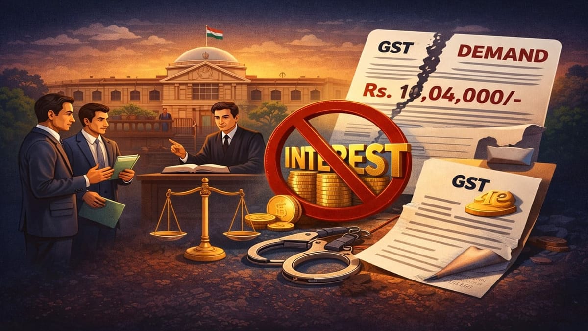 GST Demand Collapses as Allahabad High Court Bars Interest Beyond Show Cause Notice