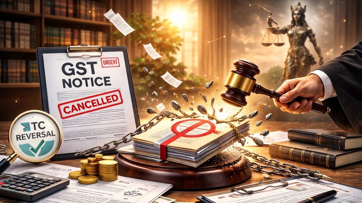 High Court Quashes GST Notice Under Section 74 Following Voluntary ITC Reversal