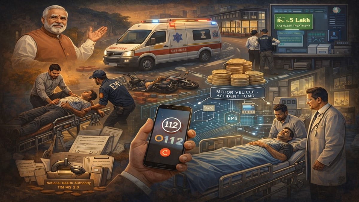 Government Launches Cashless Assured Treatment of Accident Victims