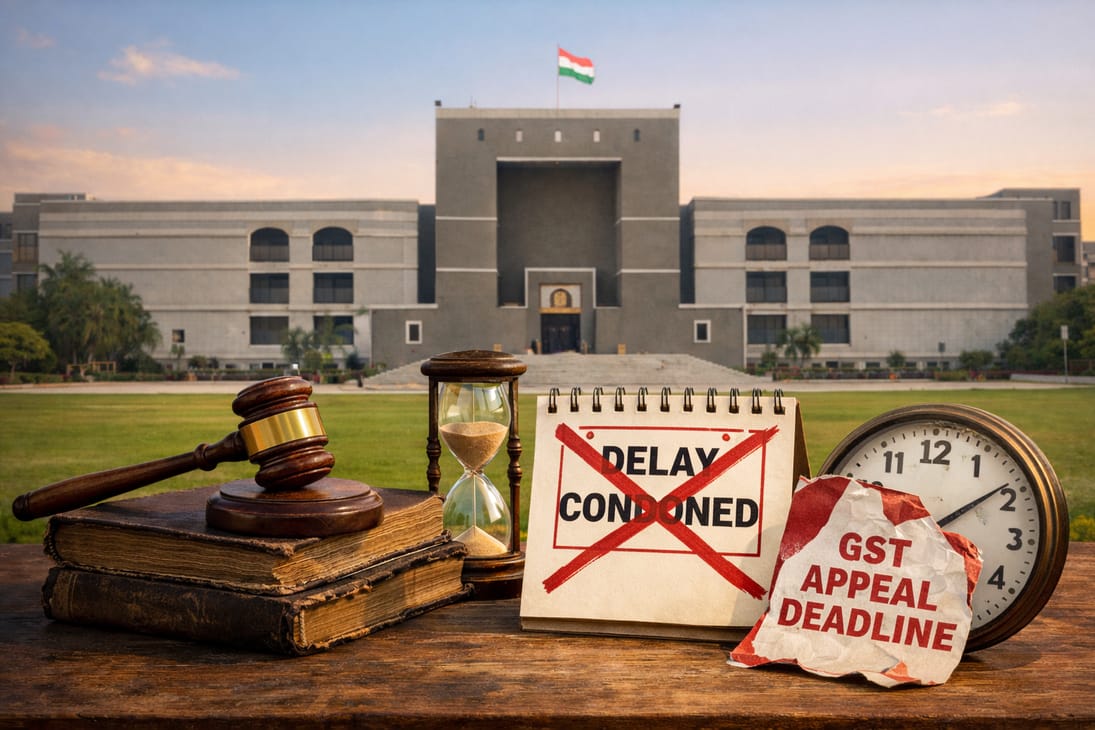 Gujarat High Court Refuses to Condone Delay Beyond Statutory Limit in GST Appeal