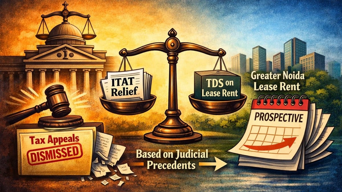 TDS on lease rent to Greater Noida Authority applies prospectively; HC Dismissed All Appeals