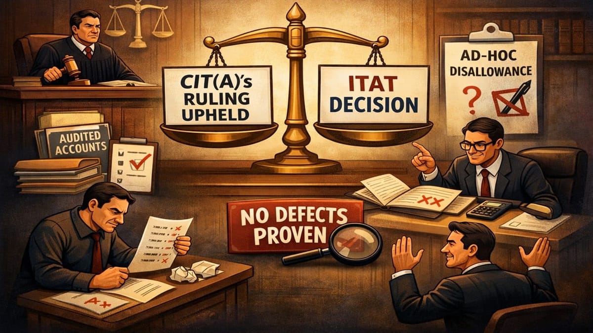 ITAT Dismisses Rs. 8.82 Crore Addition; Holds Estimated Disallowances Not Allowed Without Proof