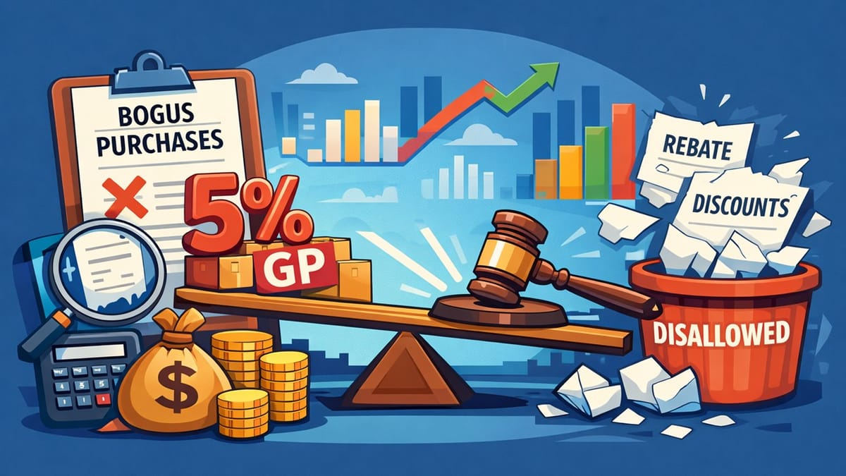 ITAT Restricts Bogus Purchase Addition to 5% GP; Deletes Protective Rebate & Discount Disallowance