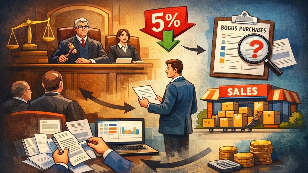 ITAT Restricts Rs. 2.88 Crore Addition to 5% in Alleged Bogus Purchase Case; Dismisses Revenue Appeal