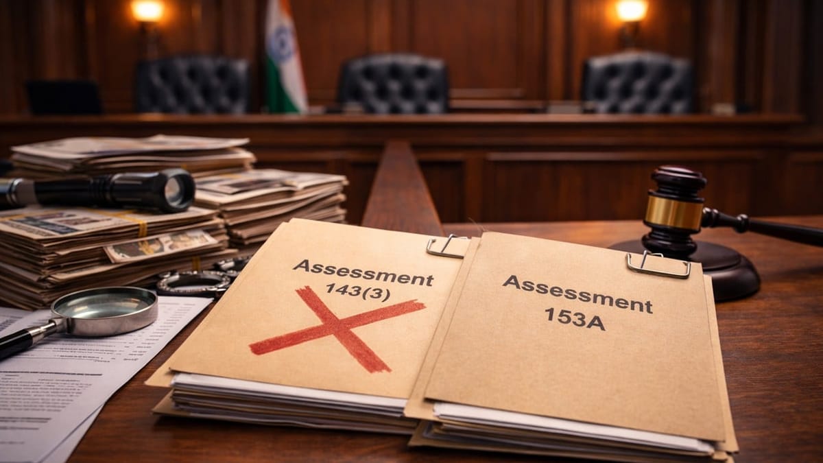 ITAT Quashes Assessment Framed Under Section 143(3) Instead of 153A in Search Case