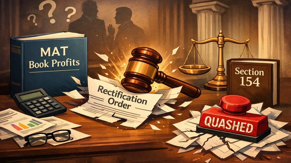 ITAT Quashes MAT Rectification Order; Debatable MAT Computation Cannot Be Revised u/s 154