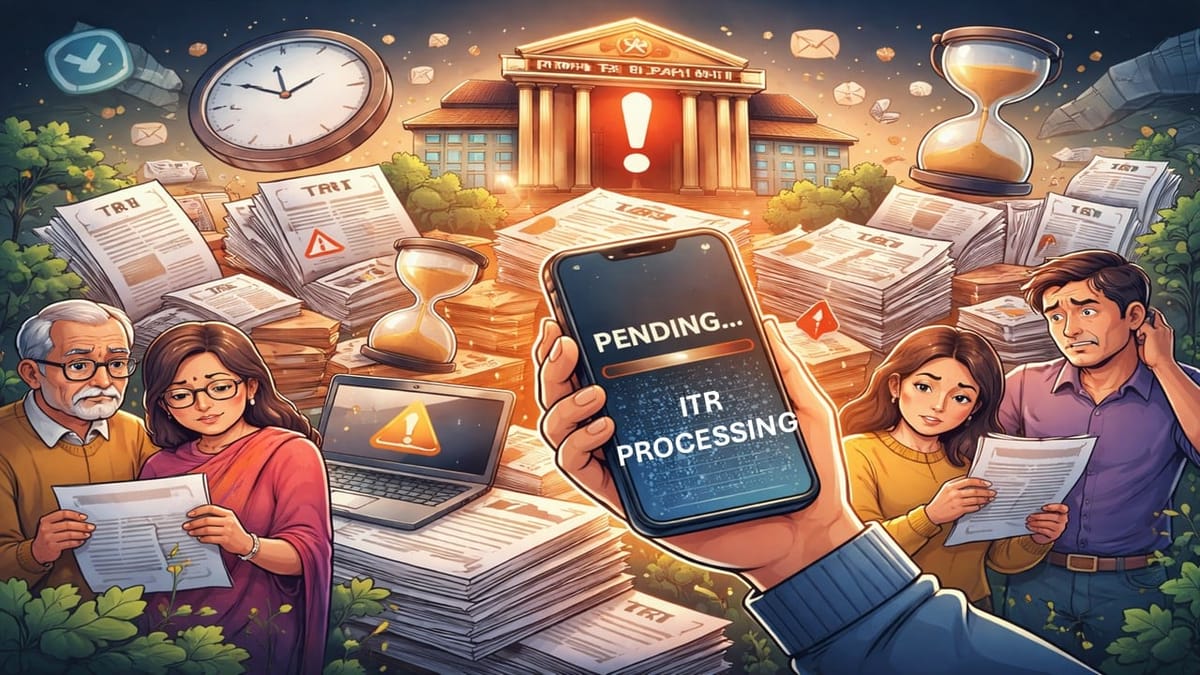 ITR Processing Backlog: Why Lakhs of Taxpayers Are Still Waiting for Refund