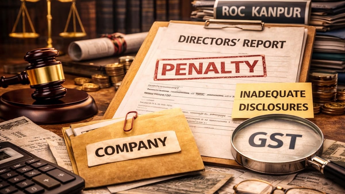 ROC Imposes Penalty on Company for Inadequate Directors’ Report Disclosures