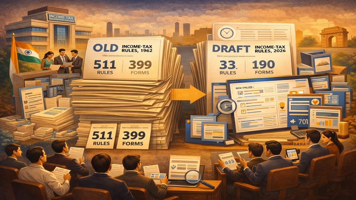 Income Tax Department Releases Forms Under New Income Tax Act, 2025