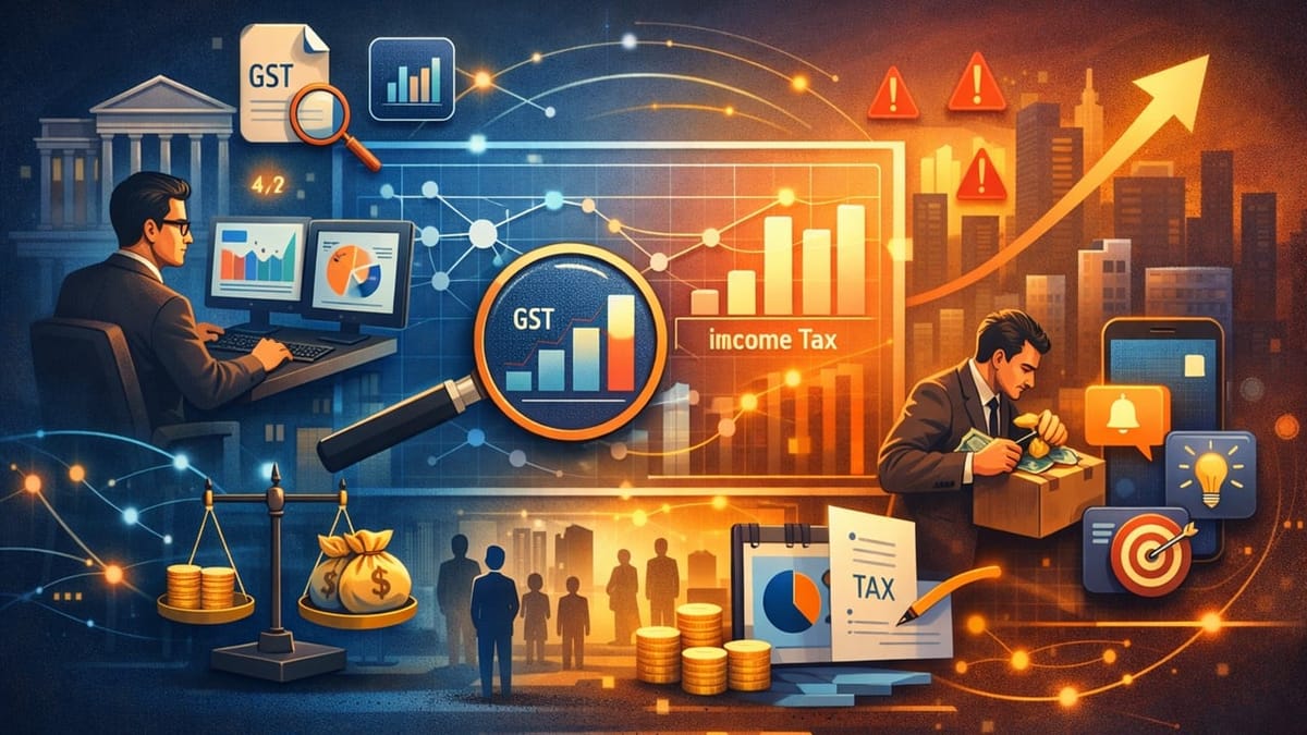 IT Dept May Soon Use GST System Data to Issue Income Tax Notices