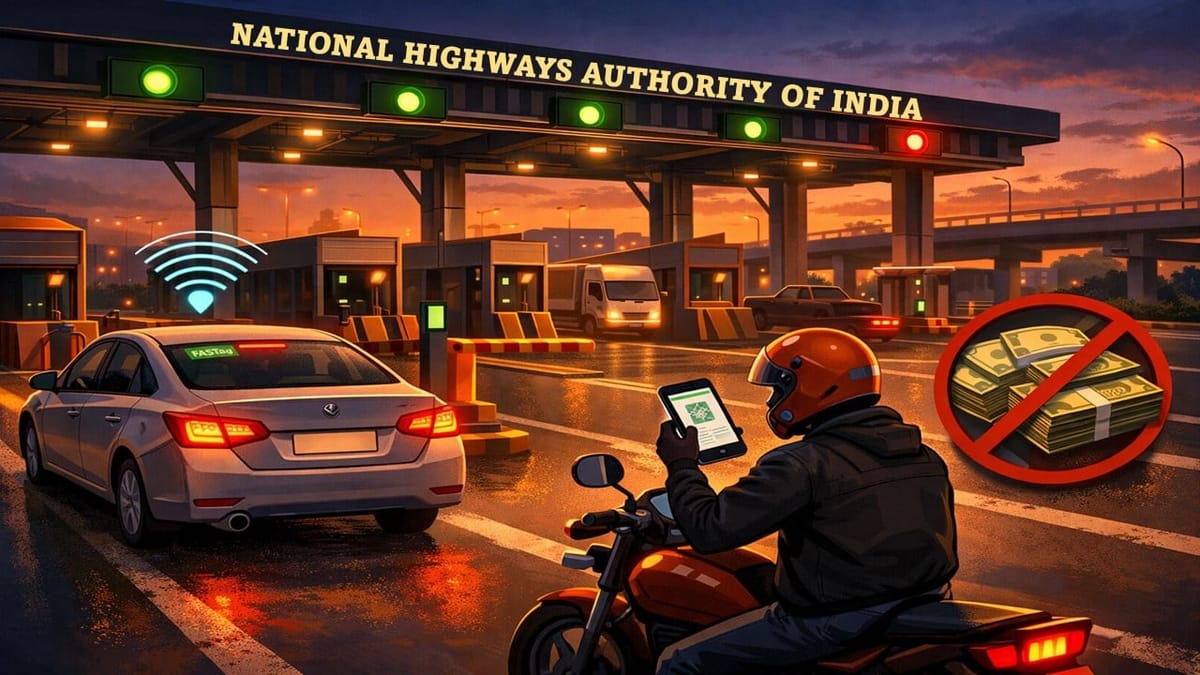 India to Go Cashless at National Highway Tolls: FASTag and UPI Only from April 1st