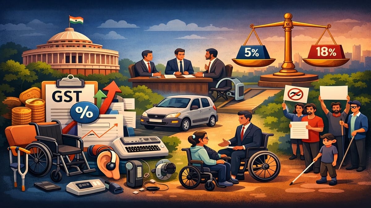 GST Relief on Disability Aids? Govt Responds in Lok Sabha