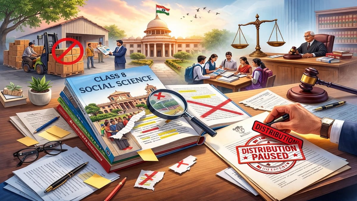 NCERT Withdraws Newly Released Class 8 Book After Judiciary Chapter Controversy