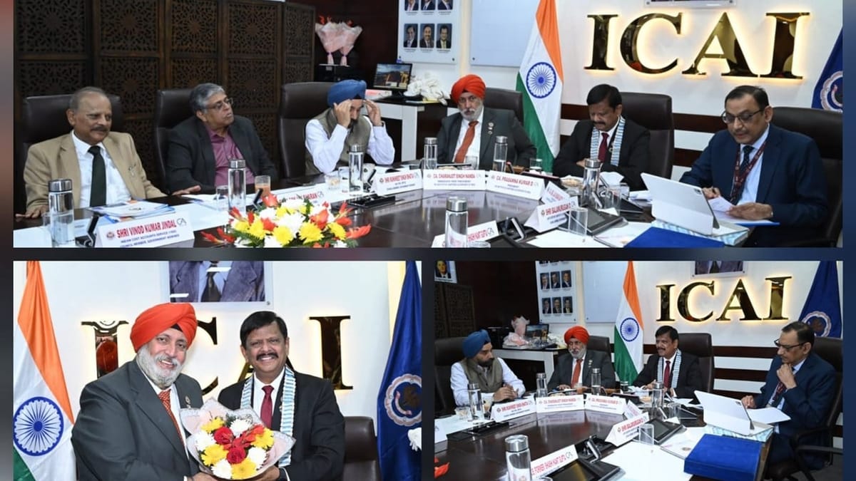 New Leadership at ICAI: CA Prasanna Kumar D Takes Charge as ICAI President for 2026-27
