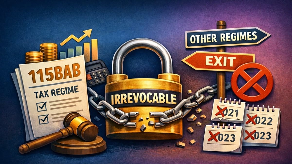 Once Section 115BAB is Opted, it Cannot be Withdrawn in Subsequent Years: ITAT