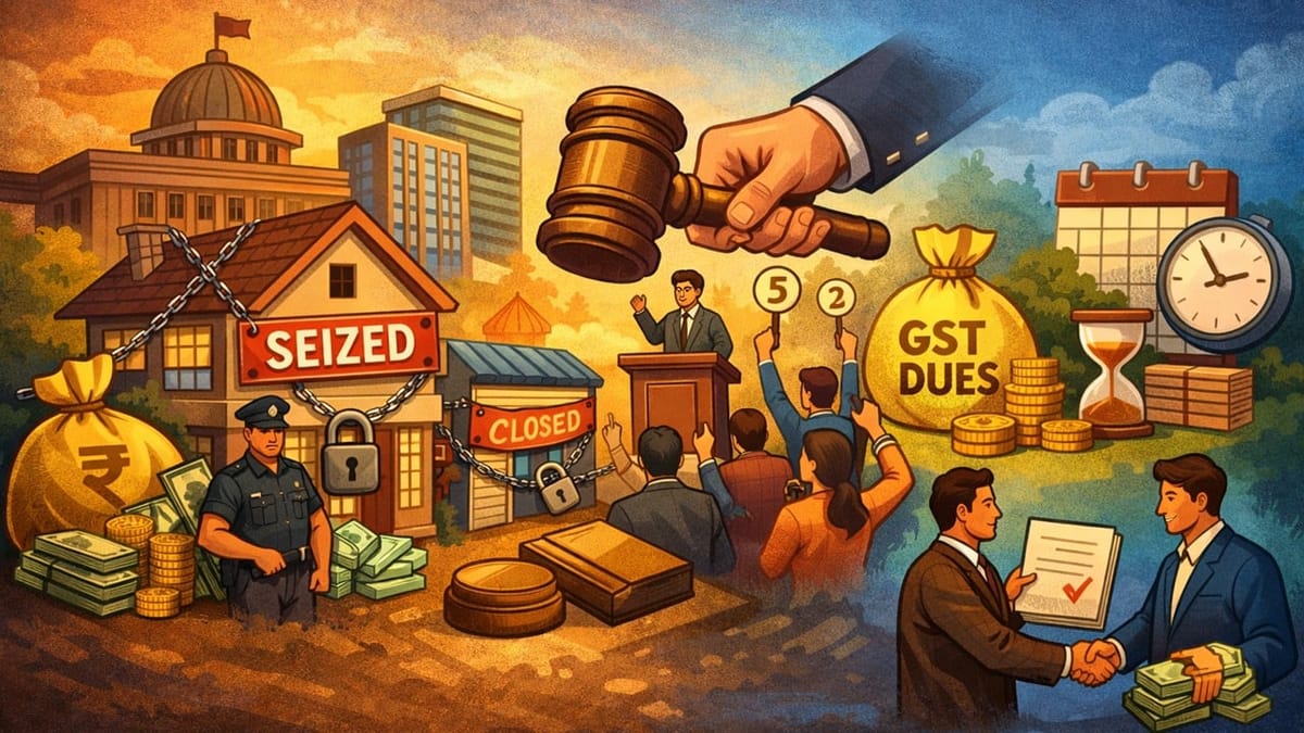 Punjab Govt Attaches 136 Properties Worth Rs. 91 Crore; Strict Action Against GST Defaulters