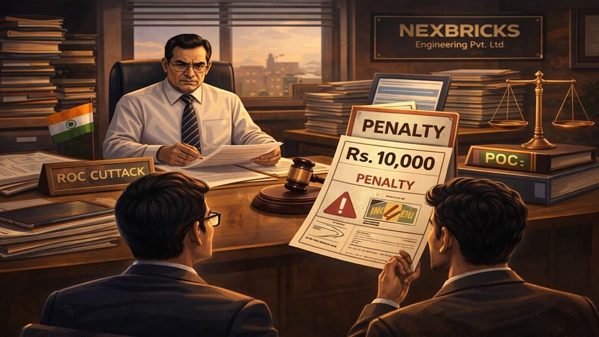 ROC Cuttack Imposes Penalty for Incorrect AGM Details in MGT-7A Filing