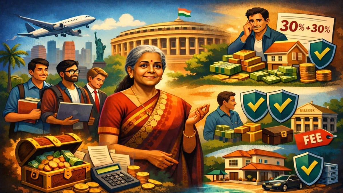 Relief for NRIs and Small Taxpayers: FM Introduces One-Time Foreign Income Disclosure Scheme