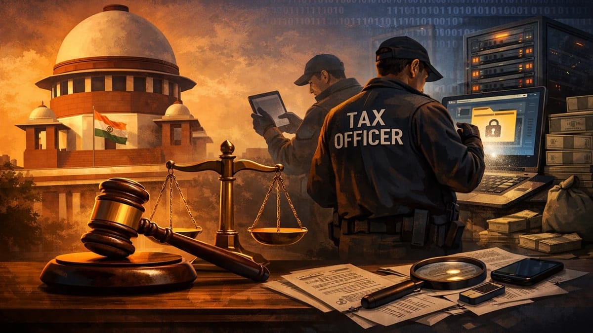 Supreme Court to Examine PIL Challenging Digital Search and Seizure Powers of Tax Authorities