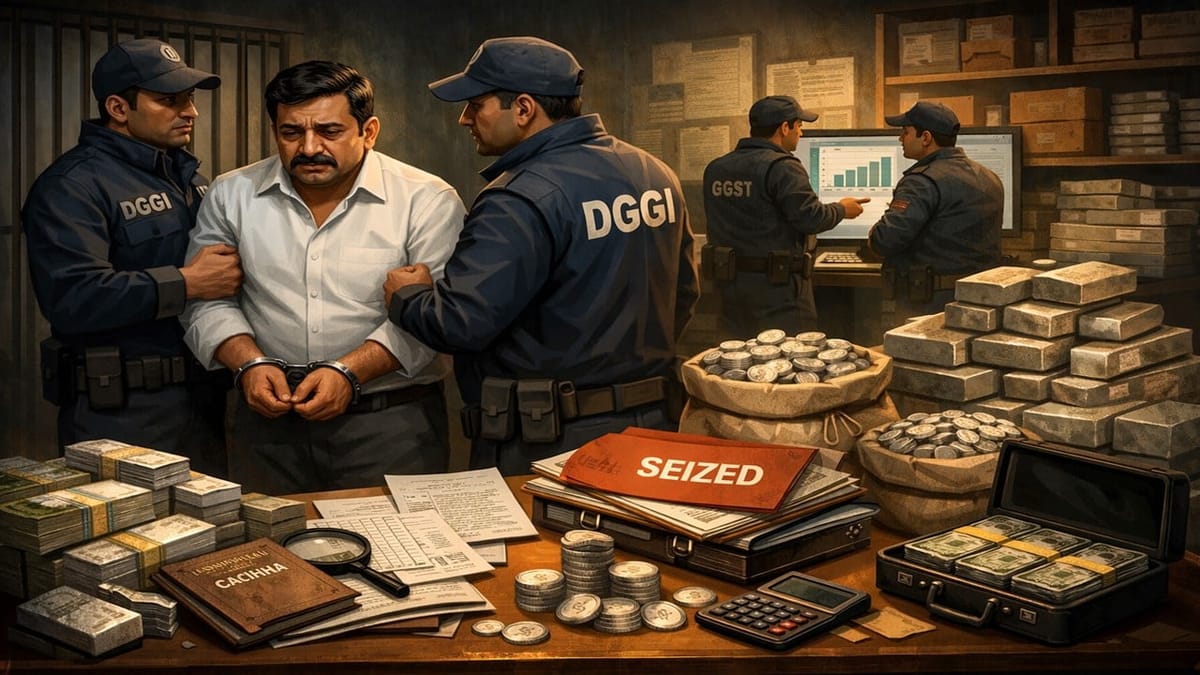 Surat Businessman Held for Rs. 18 Crore GST Fraud Under Section 69