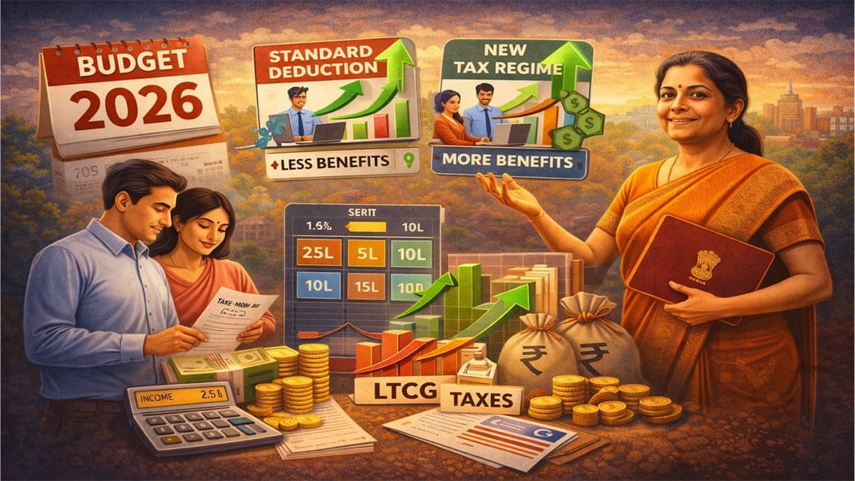 What to Expect in Budget 2026: Take-Home Pay, New Tax Regime Benefits, and LTCG Changes