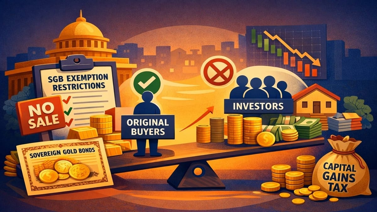 Union Budget 2026-27: Govt Restricts Capital Gain Exemption on Sovereign Gold Bonds to Original Buyers
